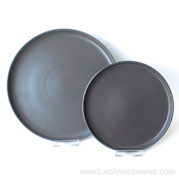 Hot Sale Solid Color Glazed Stoneware Ceramic Dinnerware